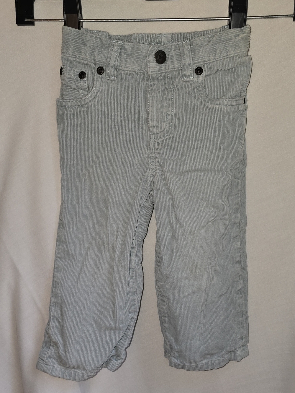Polo by Ralph Lauren Light Gray Corduroy Kids Pants - Pale Gray